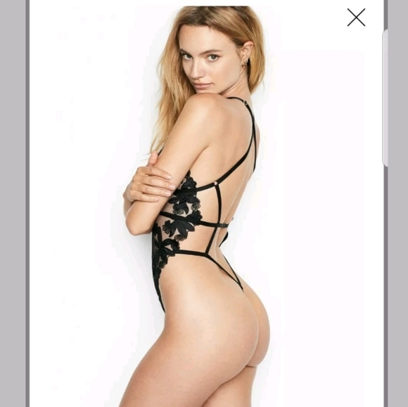 Very Sexy Embroidered Cutout Teddy - Picture 7 of 8